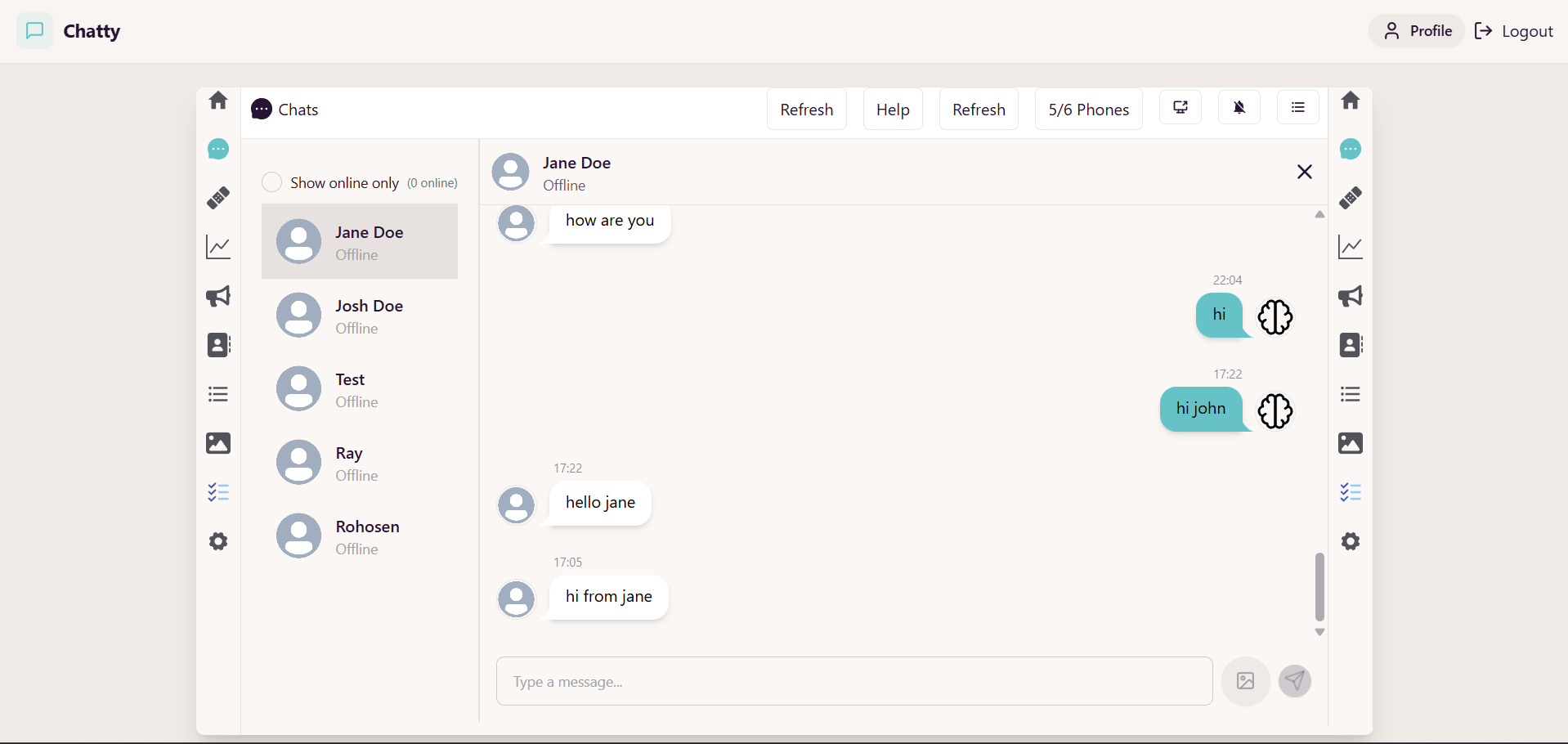 Real Time Chat App